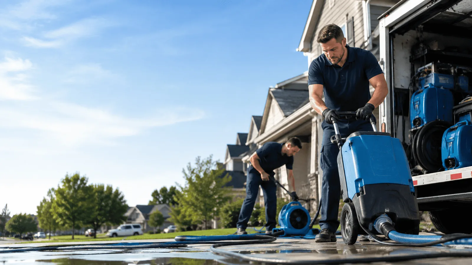 Storm Damage Cleanup being performed in Lakewood, NM